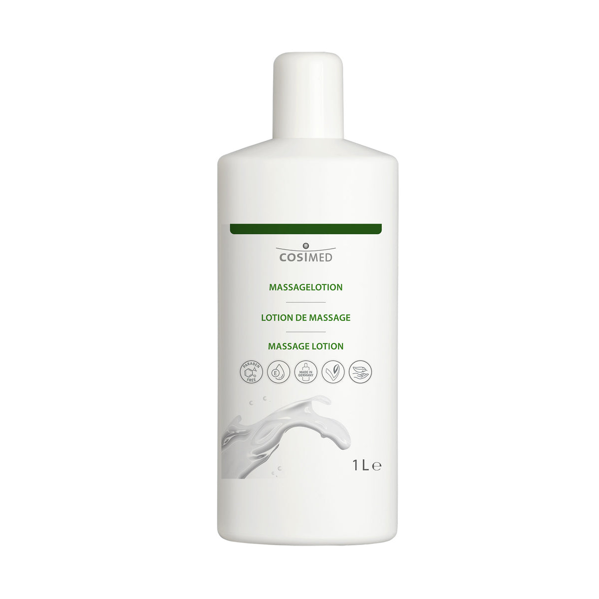 cosiMed Massagelotion 1l Flasche, leichter Limonenduft