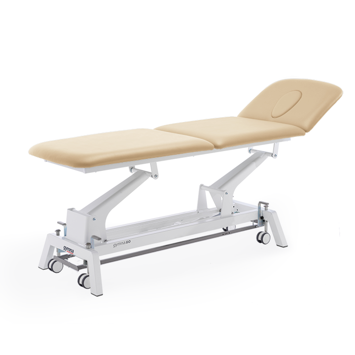 Ausstellungsliege in Berlin Gymna.GO FIT T3x i-Control – Sondermodell- 3-teilige Therapieliege mit Ergomax & Rädergestell