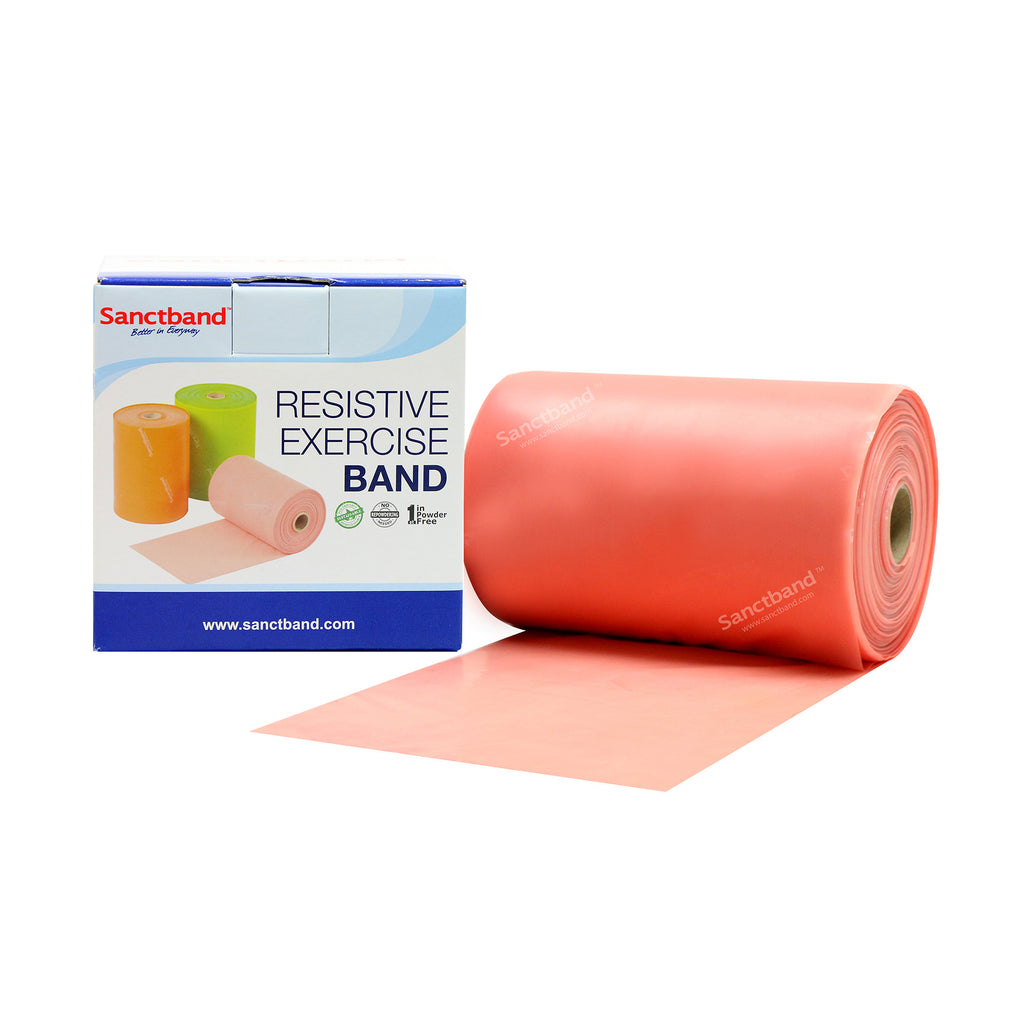 Sanctband Fitnessband Rolle à 46 m, pfirsich