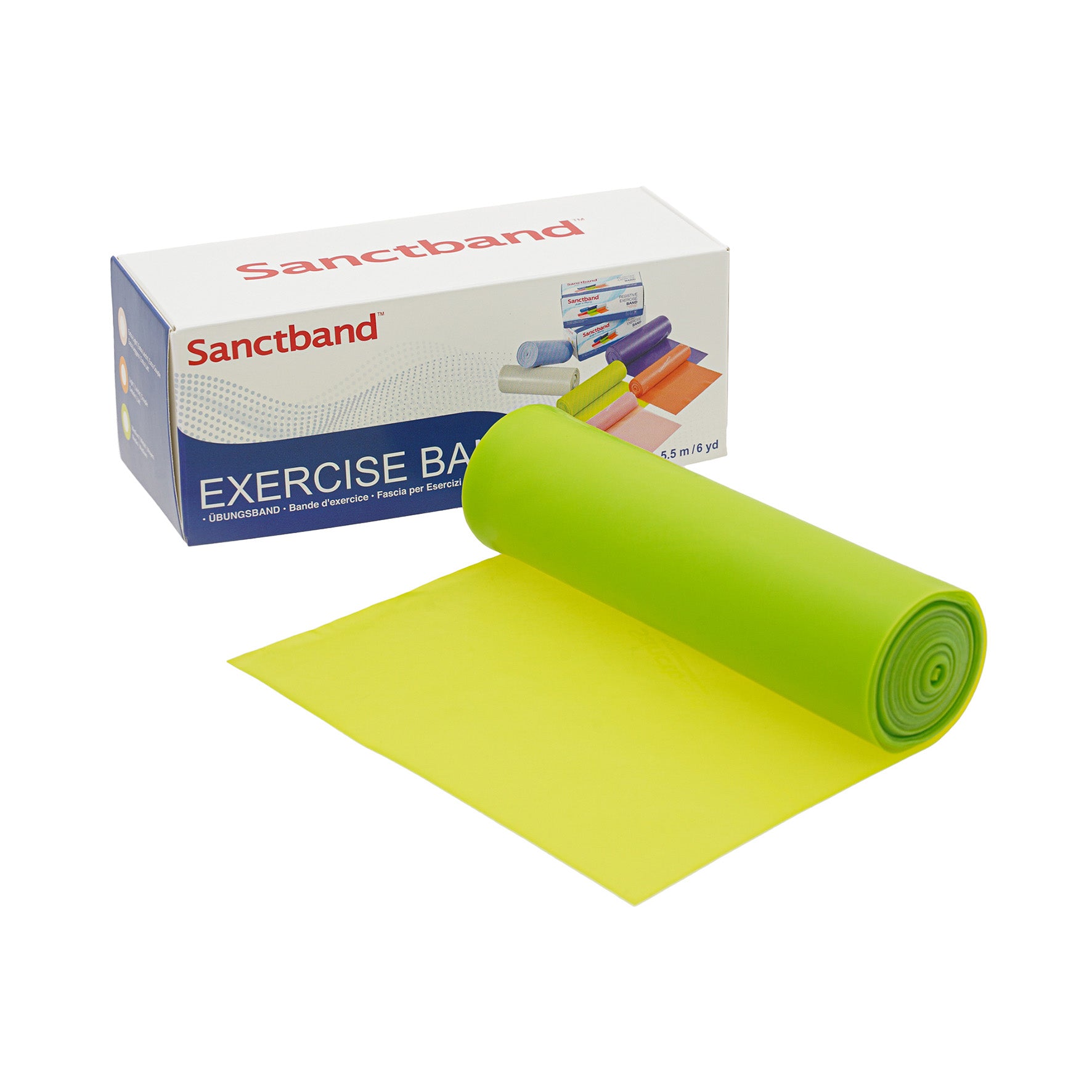 Sanctband Fitnessband Rolle à 5,5 m, limette
