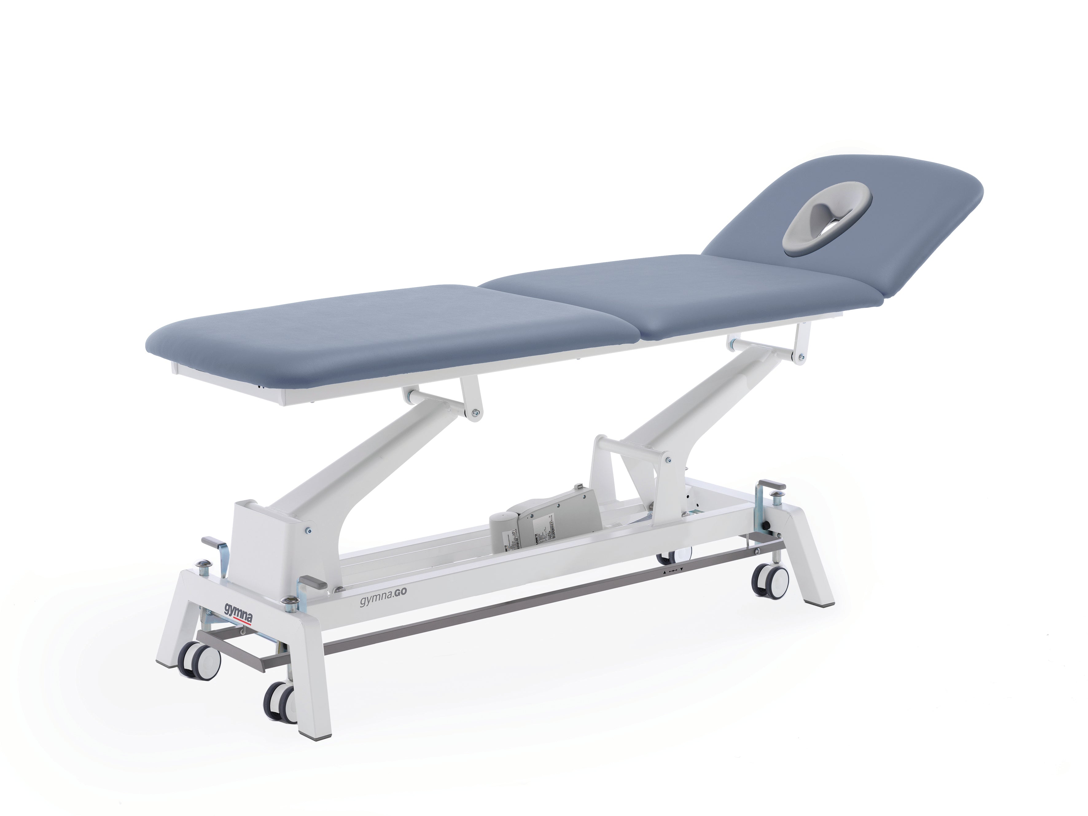 Therapieliege Gymna.GO FIT T3x i-Control – Sondermodell- 3-teilige Therapieliege mit Ergomax & Rädergestell