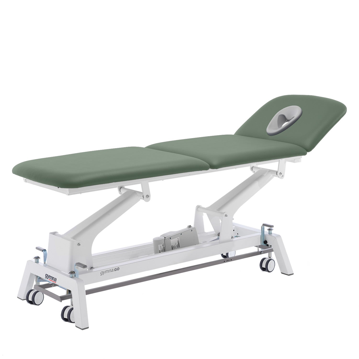 Therapieliege Gymna.GO FIT T3x i-Control – Sondermodell- 3-teilige Therapieliege mit Ergomax & Rädergestell