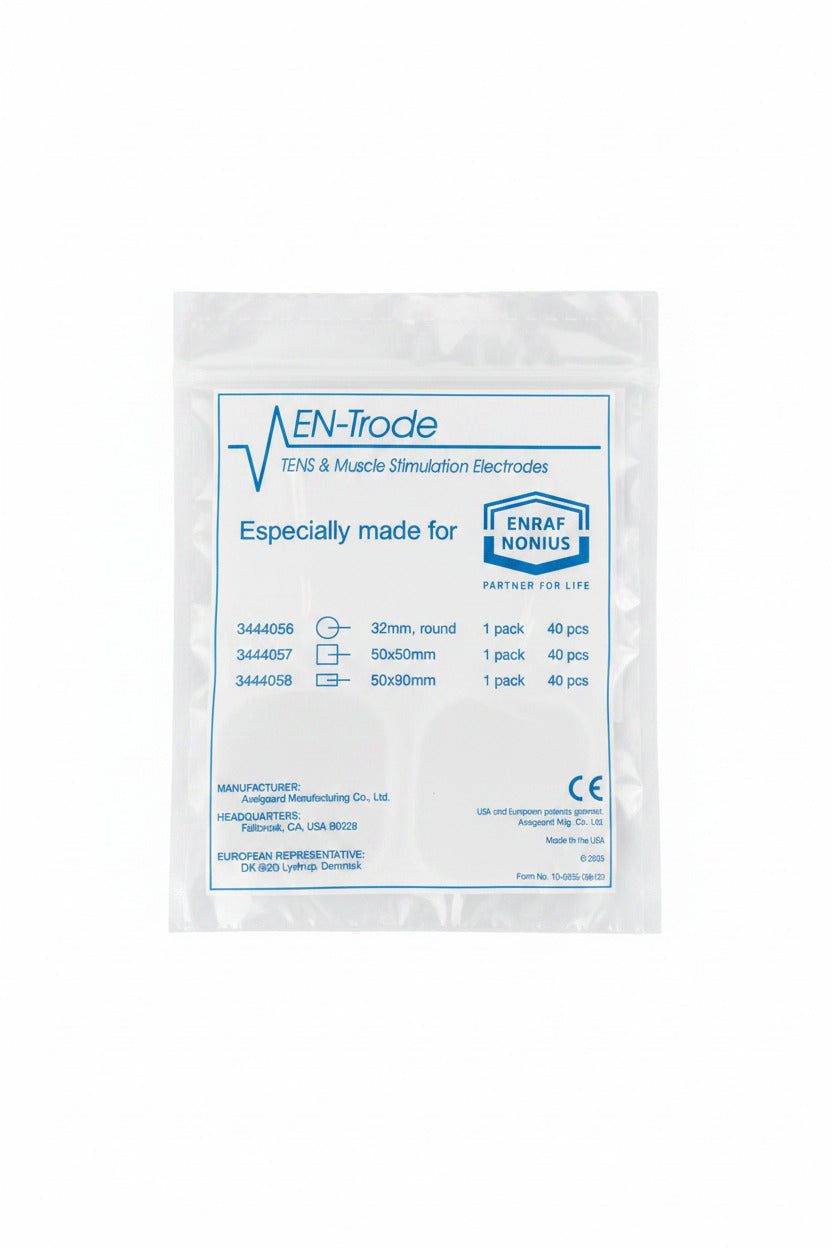 Enraf Klebeelektrode 5x5 cm, 2mm Buchse - 4 Stk