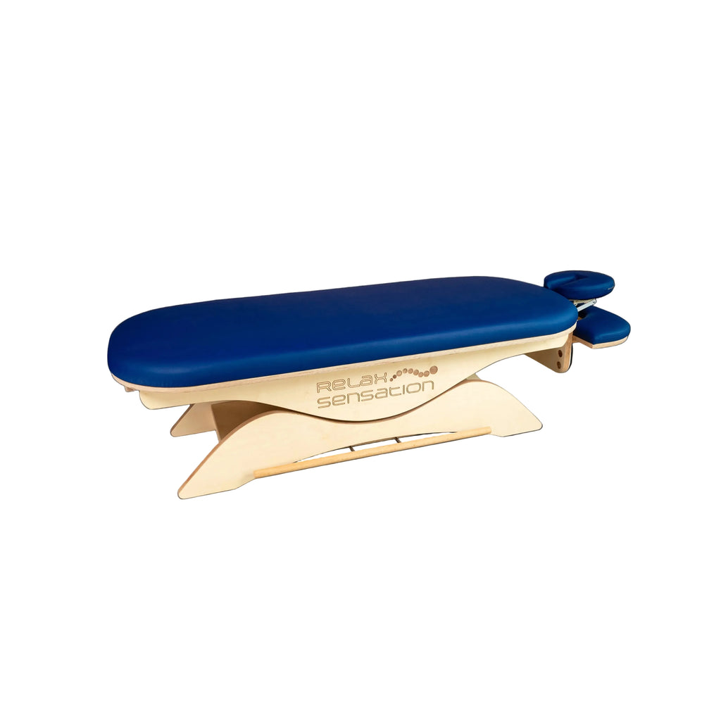RelaxSensation SIMPLEX – 1-teilige Therapieliege mit gerader Holzliegefläche