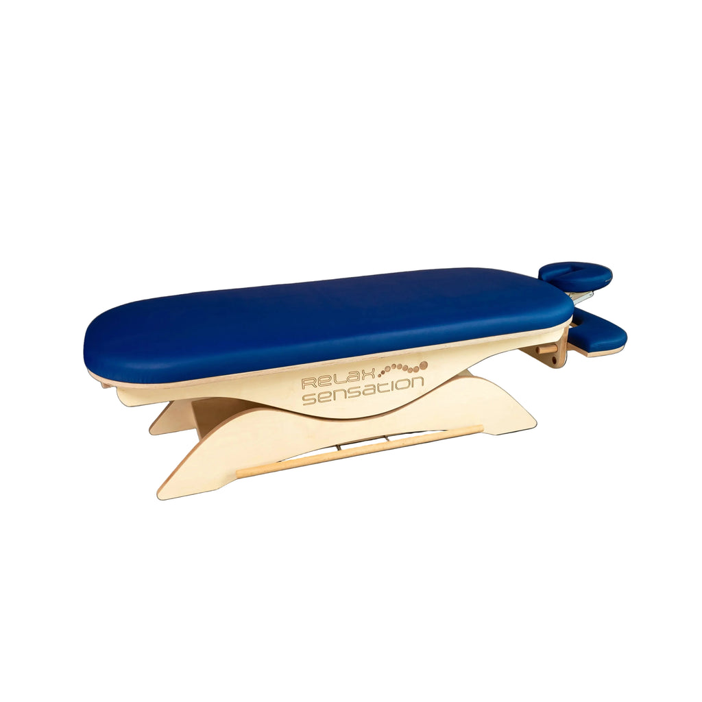 RelaxSensation SIMPLEX – 1-teilige Therapieliege mit gerader Holzliegefläche