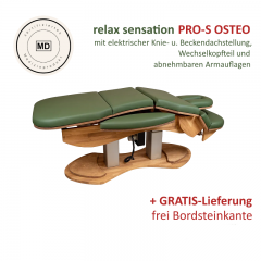 Bezug darkmoss, Korpus Eiche u. Fußbetätigung (Zubehör)